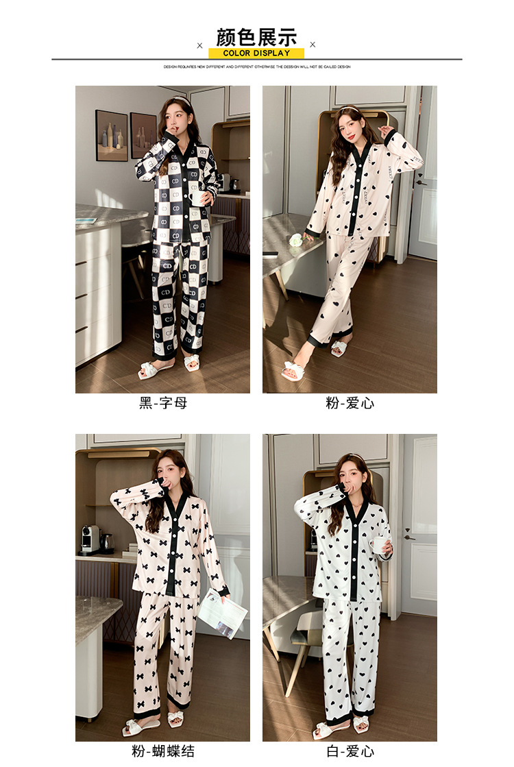 满花睡衣套装_05