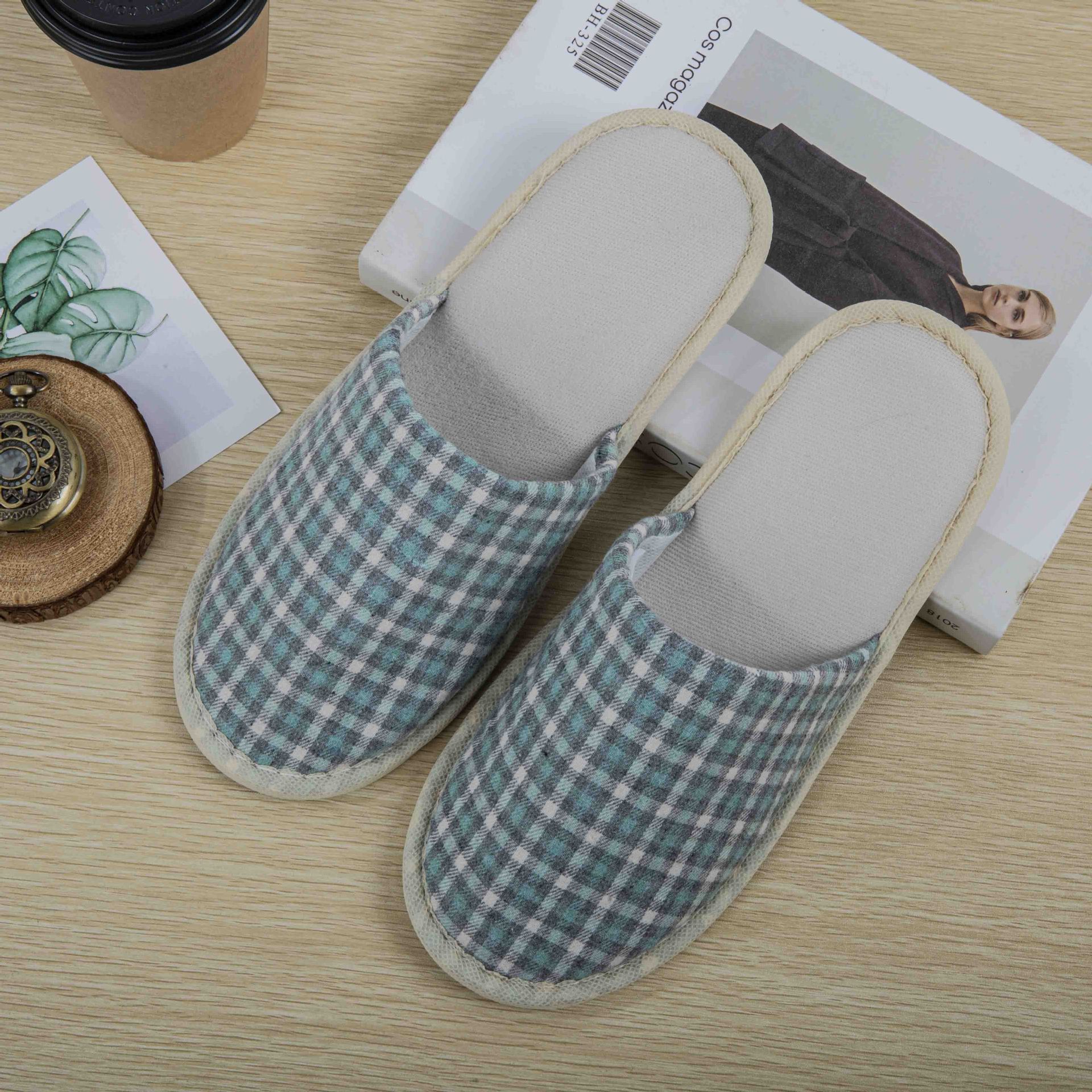 Pantuflas de Lino para Hotel y Hogar Antideslizantes image 16
