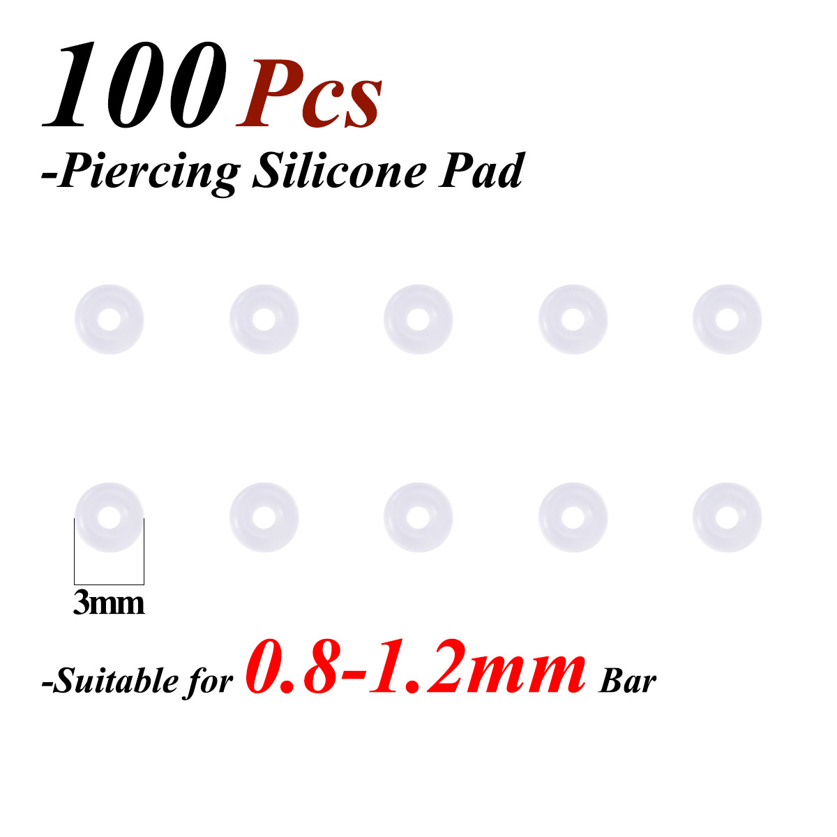 Simple Style Solid Color Silica Gel Unisex Gasket 1 Set display picture 4