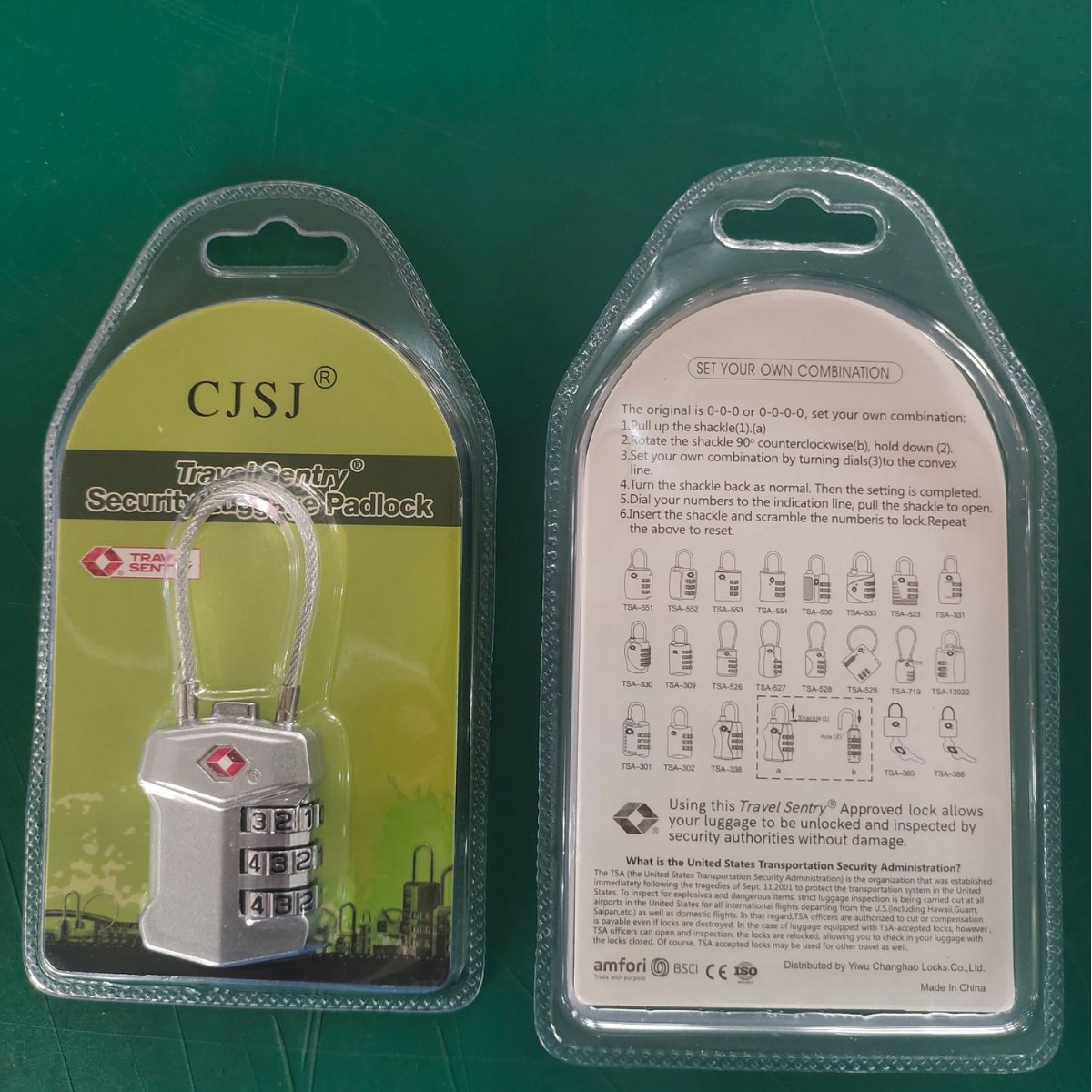 メーカー直販創意ワイヤーロープ税関ロックtsaバッグ旅行通関ロック携帯機械ロック印刷ロゴ