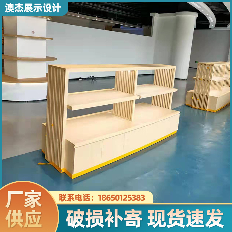 厂家供应双面展示柜 三层流水台展览中岛柜陶瓷玉器工艺品展台