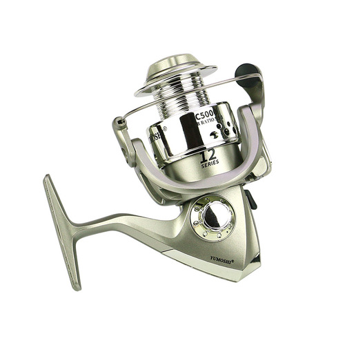YUMOSHI plastic electroplated head fishing reel fishing reel lure casting reel