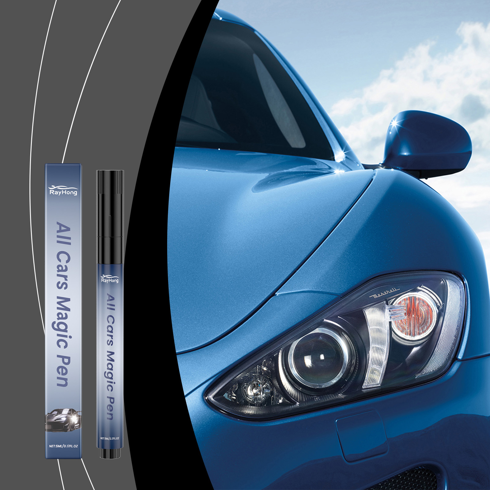 Rayhong Car Scratch Care Pen Car Paint Scratch Repair Renovation Polishing Color Touch up
