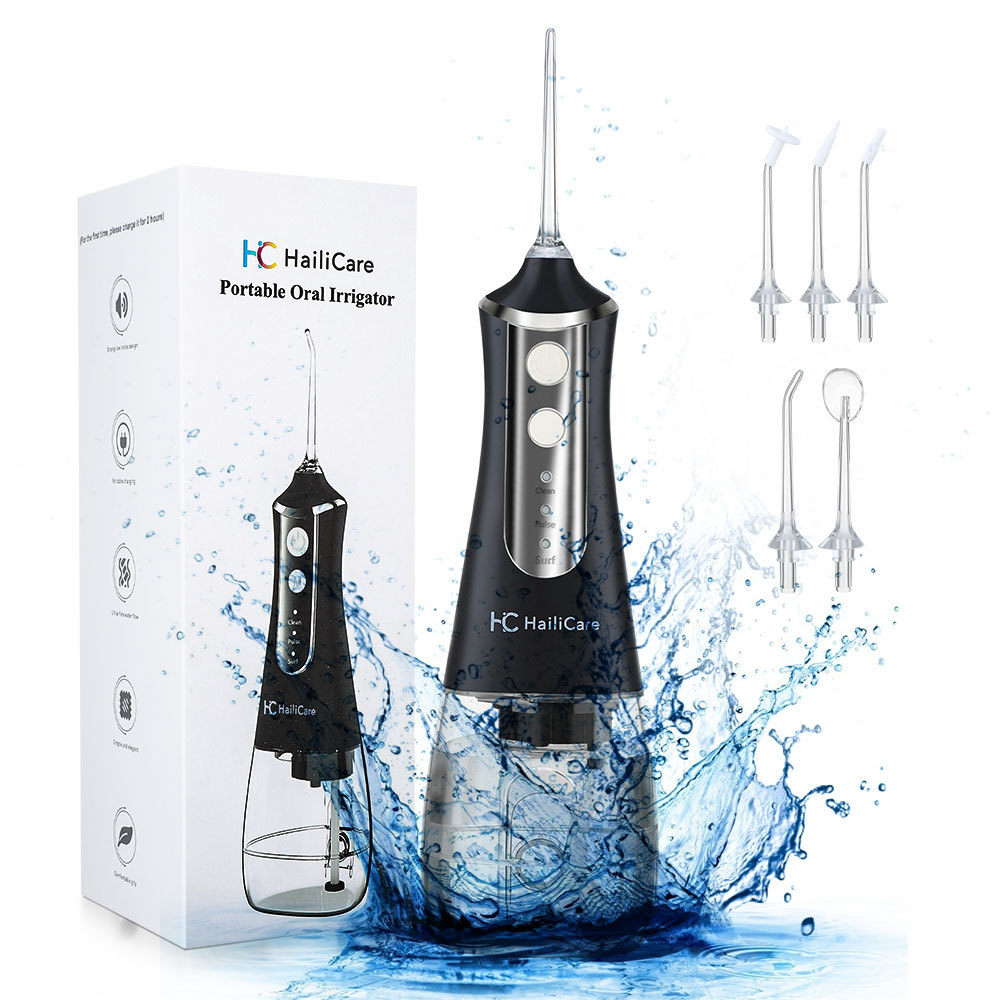 Cross-border large-capacity electric tooth rinse household 300ml rechargeable tooth cleaner portable handheld water flosser
