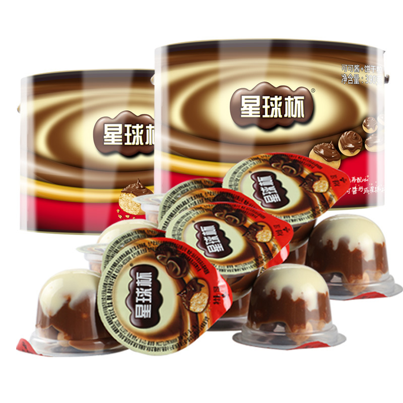 Sweet Delight Planet Cup Bucket 1000g Chocolate Cookie Snack Gift Box