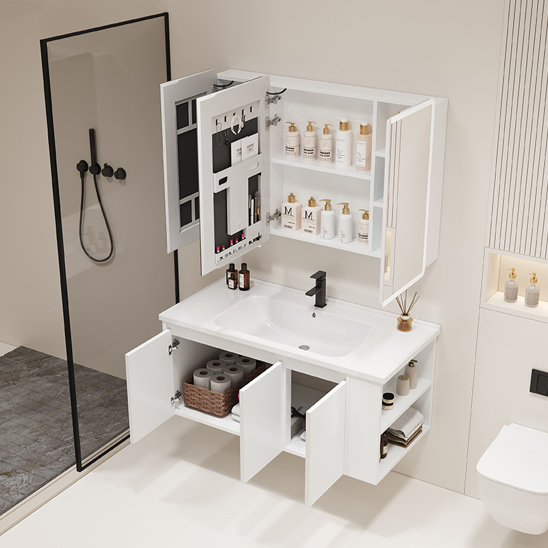 gabinete lateral gabinete de baño cerámica todo en una bañera gabinete de baño lavabo lavabo