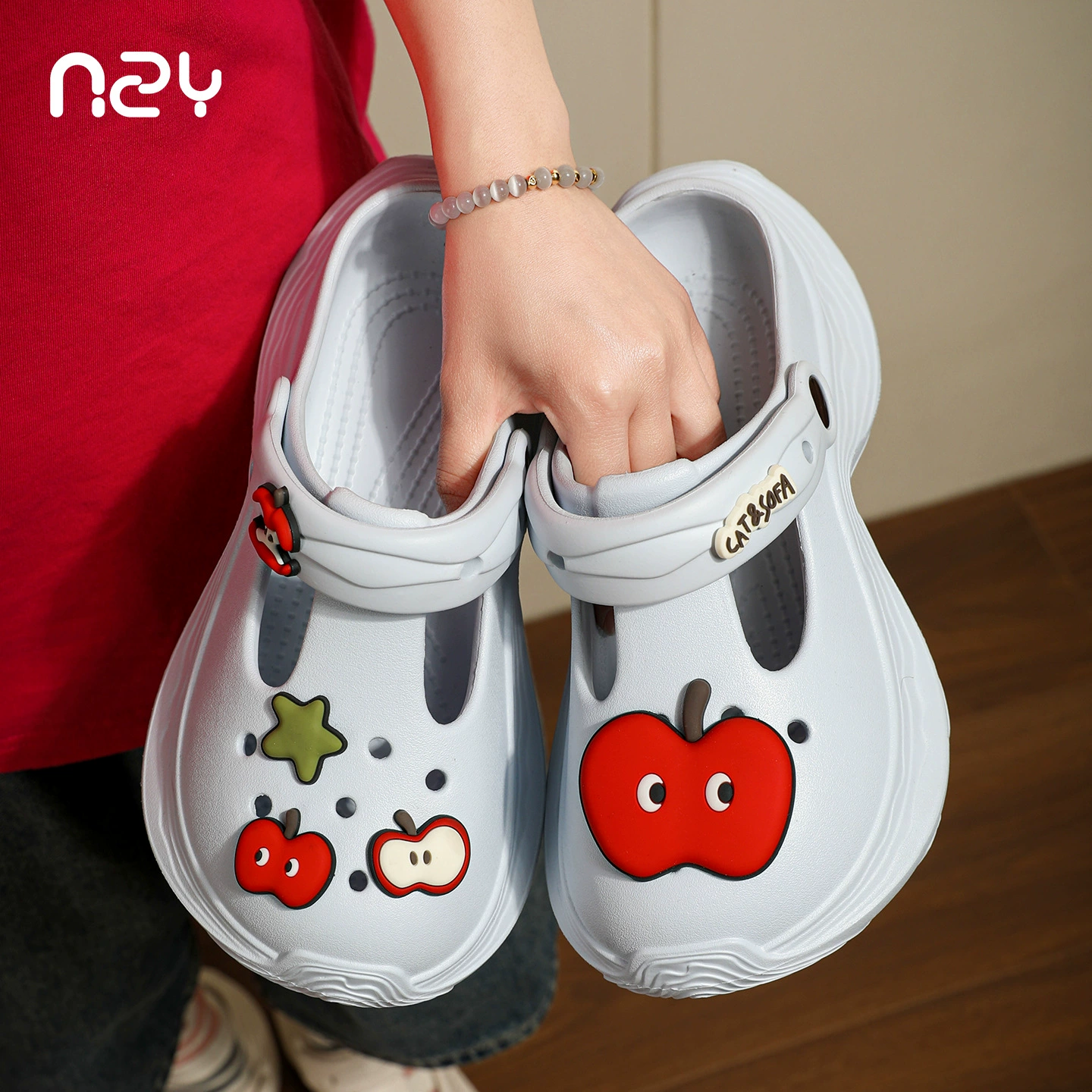 Nanbowan сабо на толстой подошве, женская верхняя одежда, новая противоскользящая пляжная обувь «сделай сам», садовая обувь, женские летние тапочки