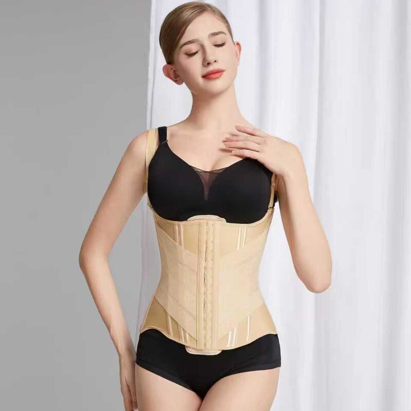 Cross-Border Shapewear Strong Waist Belt Women's Tummy Control Magic U-Shaped Chest Support Shapewear Double C Angle Waist Hourglass Waist Shaper