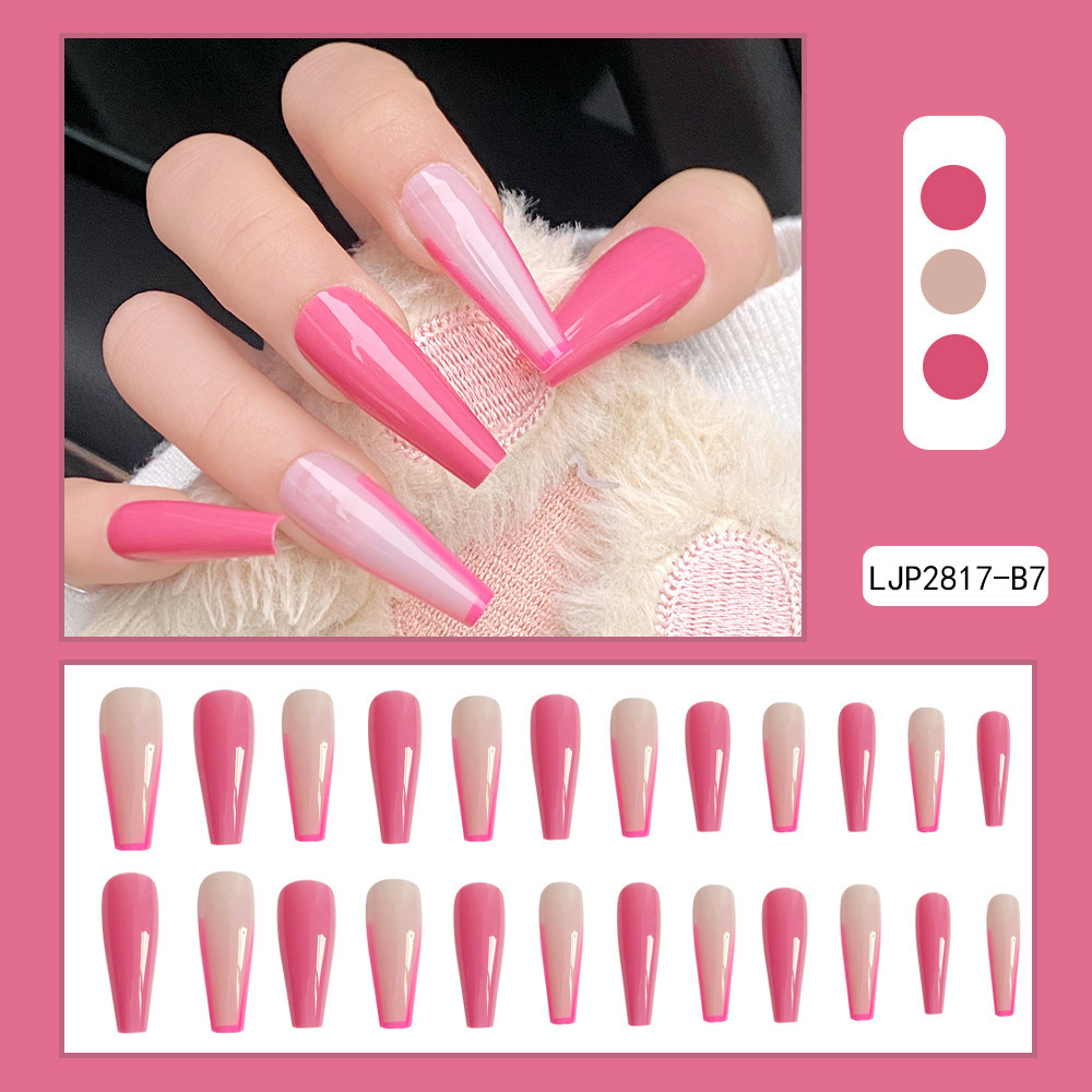 Ventas en caliente tienda física venta en caliente manicure personalizada desmontable parche de uñas falsas características de embalaje de manicure personalizado parche image 8