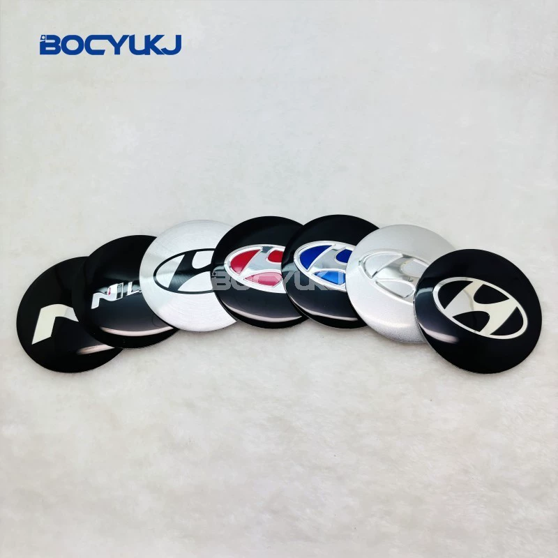 Трансграничная 56 мм подходит для современного автомобиля, центральная крышка ступицы колеса, маркировка, персонализированная модифицированная металлическая декоративная наклейка с логотипом автомобиля