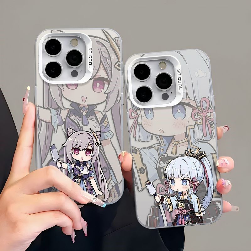Linghua Keqing Phone Case Is Suitable for Apple 17Pro Cartoon 16 Genshin Impact 15Plus Cute 14 Phone Case 13 Linghua Keqing Phone Case Is Suitable for Apple 17Pro Cartoon 16 Genshin Impact 15Plus Cute 14 Phone Case 13
