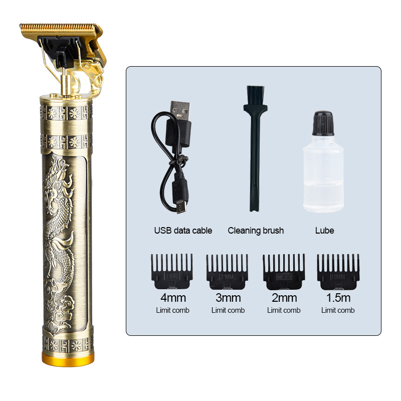 Cortadora de cabello transfronteriza cortadora de cabello eléctrica cabeza de aceite cortadora de cabello eléctrica carga afeitado Dispositivo de cabello cabeza calva artefacto talla cortadora de cabello eléctrica doméstica