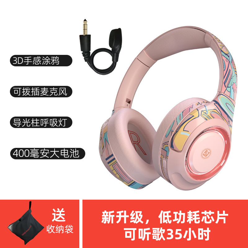 LULE Kabelloses Bluetooth-Kopfhörer Over-Ear Kabelgebundenes Gaming-Headset für Computer E-Sport-Kopfhörer Wasserdicht Sport Amazon Hot Model - 8