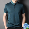 Borneol Short sleeved man T-shirt 2022 summer new pattern Middle and old age leisure time Versatile dad Lapel polo Shirt Men