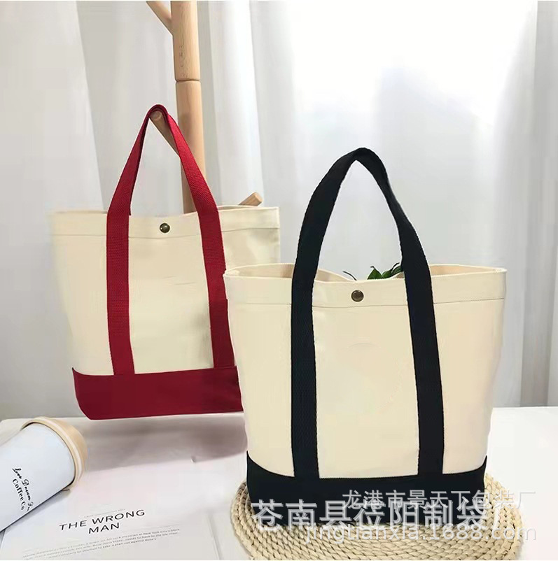 帆布手提袋带饭包上班族手拎包饭盒袋便当包手提包时尚学生帆布包