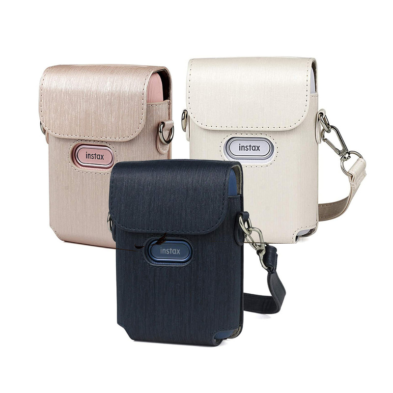 Fuji polarizing mini link vintage printer bag leather case protective case