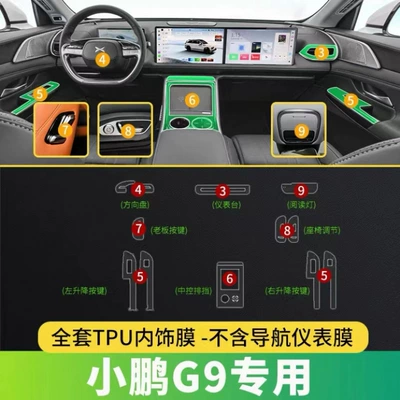 Shift Center Console Screen Dashboard | Car interior film - full-interior-set-does-not-include-screen