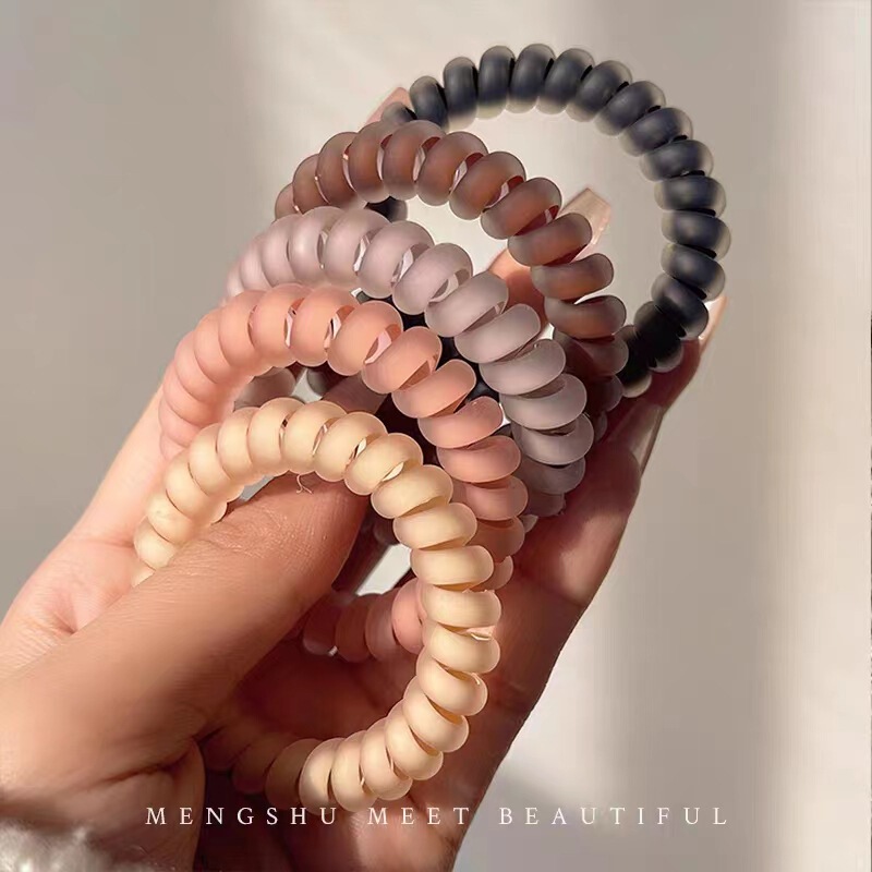 人魚姫レーザー電話線ヘアリング女性韓国ins無痕小皮筋結束ロープ女性シンプル気質ヘアロープ|undefined
