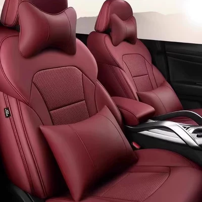 Modelə uyğun (Original) oturacaq örtükləri — Leather Full Coverage All-Season Universal - deluxe-version-remark-color-five-seats-nappa-leather-full-surround-in-front-and-rear-rows
