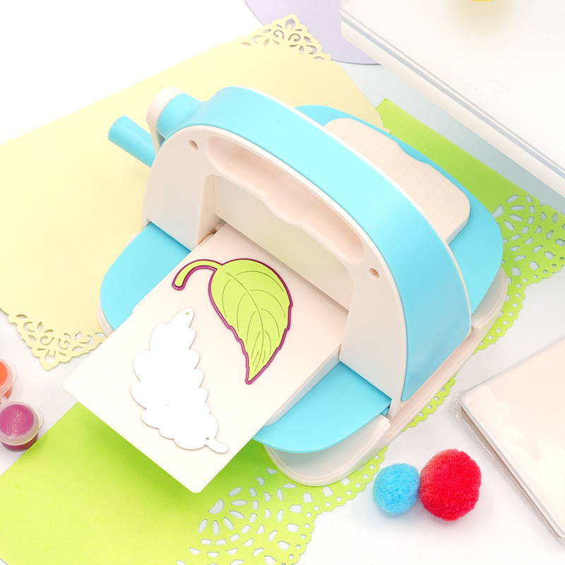 Máquina de arte en papel Kamei, troqueladora manual, corte y estampado, juguete educativo de recorte