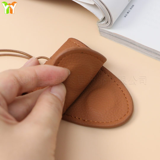 Little Red Book Explosions Pendant Pendant New Sunglasses Leather Portable Hat Clip High Hanging Neck Glasses Clip Wholesale