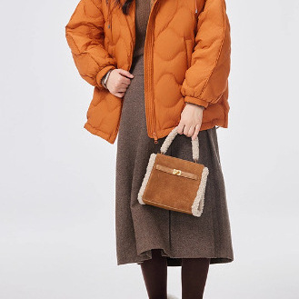 875儿童冬季波浪款连帽口袋棉服男童女童保暖棉袄中大童棉衣代发