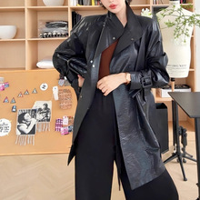 高级感复古中长风衣立领双排重工四扣白色外套女装精品好货上新