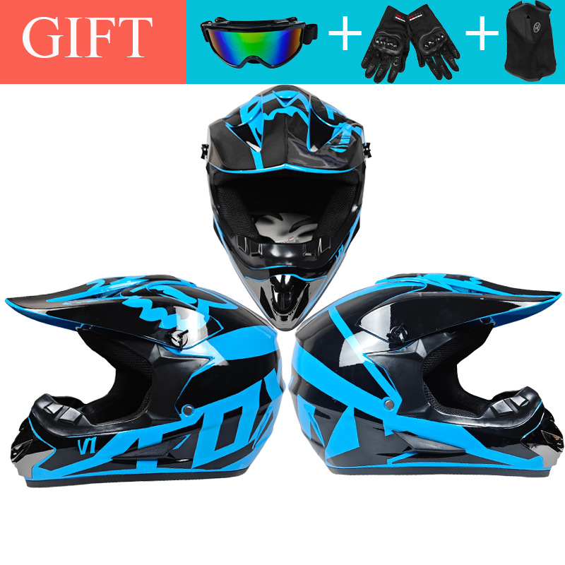 Cross-Border Foreign Trade Off-Road Helmets, Beach Bike Helmets, Youth Mountain Bike Downhill Helmets, Go-Kart Helmets, Electric Bike Helmets