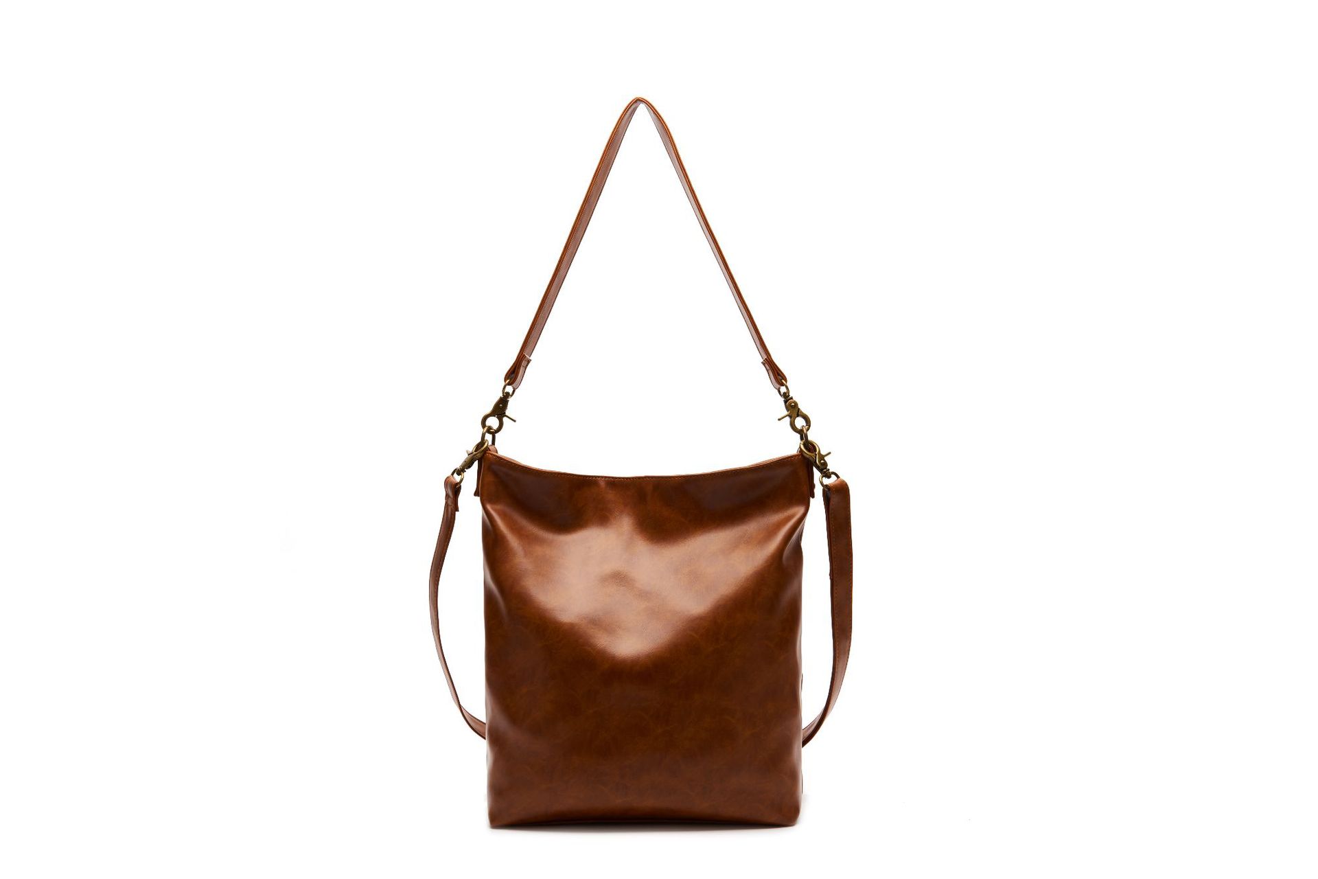 Women's Single Shoulder Crossbody Bag Soft Leather Gradient_voghion.com