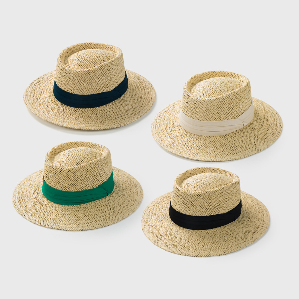 Housewarming, Anniversary, Business, Wedding, Outdoor, Travel, Birthday, Festival, Shopping Occasion Korean Version Of Straw Woven Concave Top Hat Spring And Summer Sunscreen Sunshade Top Hat