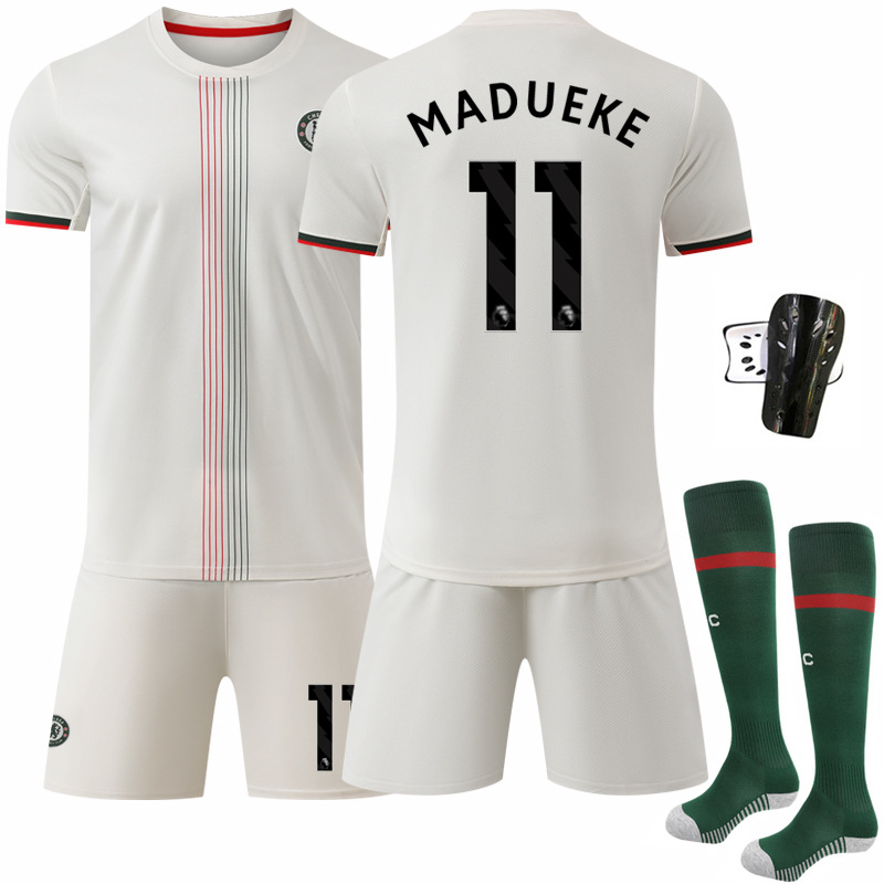 Camiseta de Fútbol de Chelsea 2526, Visitante, 17 Gana Chau, Club Chelsea, Número 10 Palmer, Camiseta de Fútbol Gana Chau