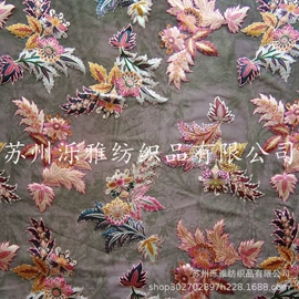 其他丝绸面料;绒布