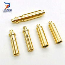 达鑫源定制PCB焊针十字槽插针母端子PIN针公母铜针3.5MM四槽针