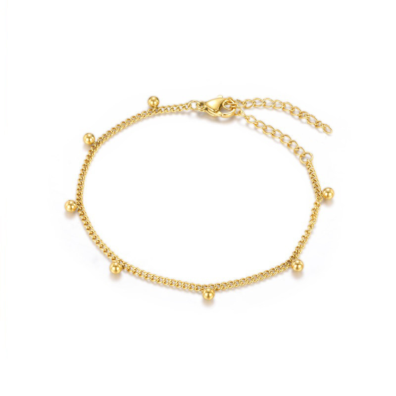 Brand universal bracelet stainless steel, chain, jewelry, European style, simple and elegant design, high-quality style, does not fade 5