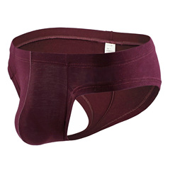 工廠直供 時尚性感低腰男士小平角褲 莫代爾透氣簡約男內褲M207