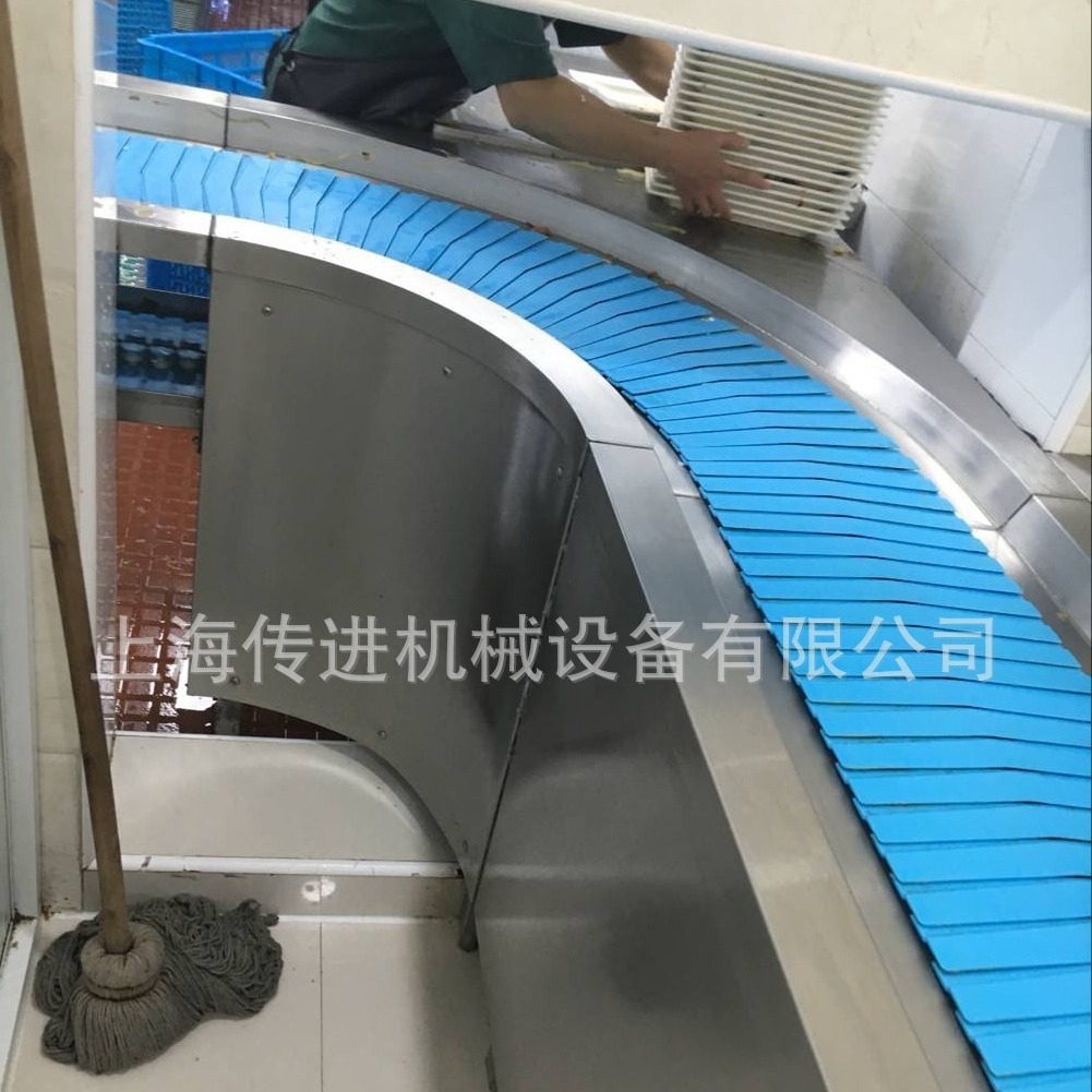 餐饮行业专用传送带 食堂餐厅餐盘回收传送带 餐盘输送机
