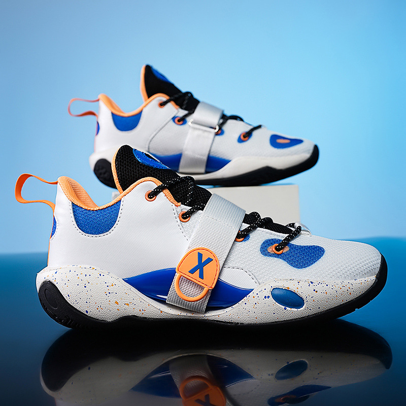 Zapatos de baloncesto transfronterizos de verano 6 generaciones de zapatos de baloncesto amortiguadores de fricción de estudiantes de primaria y secundaria sonidos seis zapatos deportivos image 1