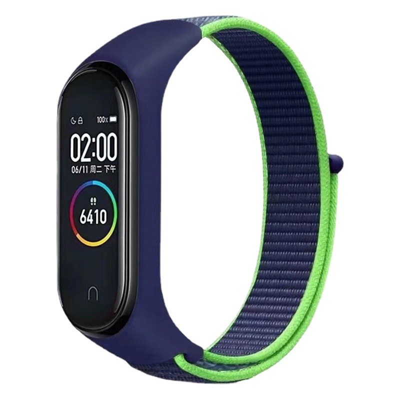Correas de reloj compatibles con Xiaomi Mi Band 4567, correa de nailon tipo bucle 7, correa deportiva de liberación rápida, disponible en varios colores.