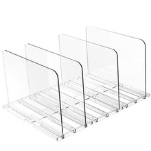 亚克力透明包包橱衣物挡板柜收纳分隔板亚马逊批发隔衣板货架分割