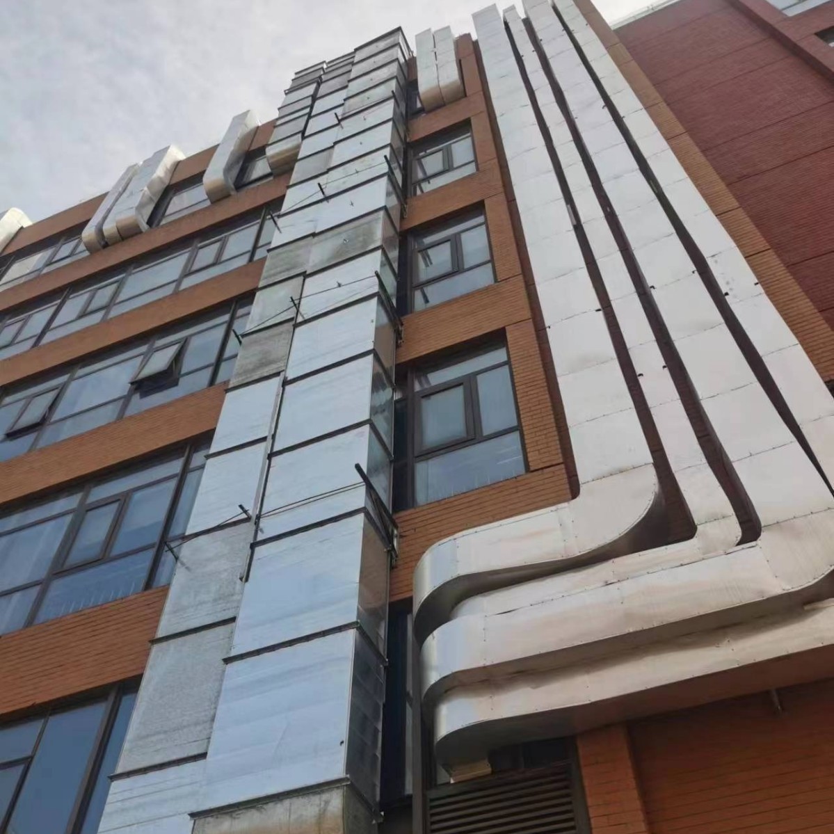 通风管道加工制作安装白铁皮风管螺旋风管不锈钢风管北京厂家直销