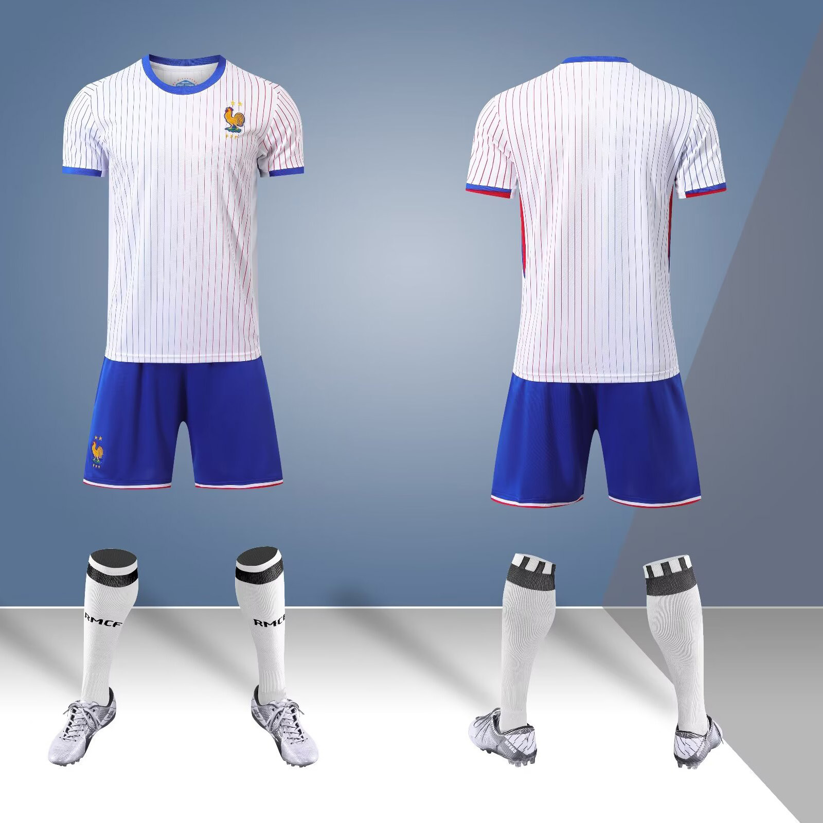 2425 juego de ropa de fútbol para adultos y niños Copa del Mundo Club de secado rápido para hombres y mujeres equipos de impresión de entrenamiento