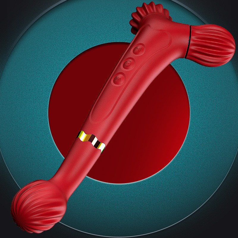 Swinging Horse Rolling Double Vibration Massage Stick Vibration Female Massage Orgasm Masturbator Adult Sex Toys_voghion.com