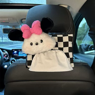 Bag, Small Ornament, In-Car – Car tissue box/set - bowknot-pochacco-tissue-box