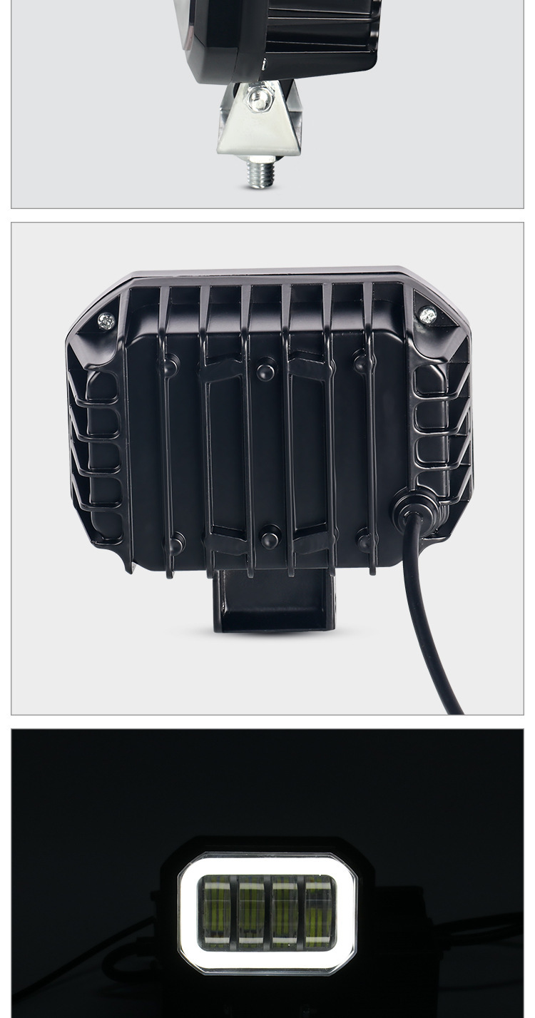 led motorcycle spotlight off-road vehicle external work light motorcycle electric vehicle spotlight modified auxiliary light cross-border
