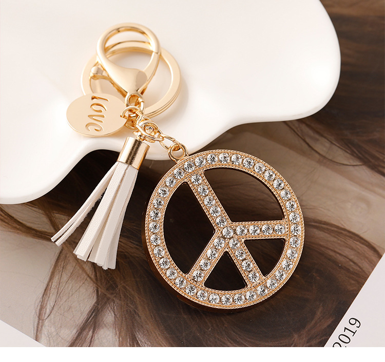 New Style Alloy Geometric Unisex Bag Pendant Keychain display picture 1