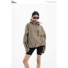 美式冲锋衣外套男女情侣款2024新款潮牌户外防水登山服机能夹克