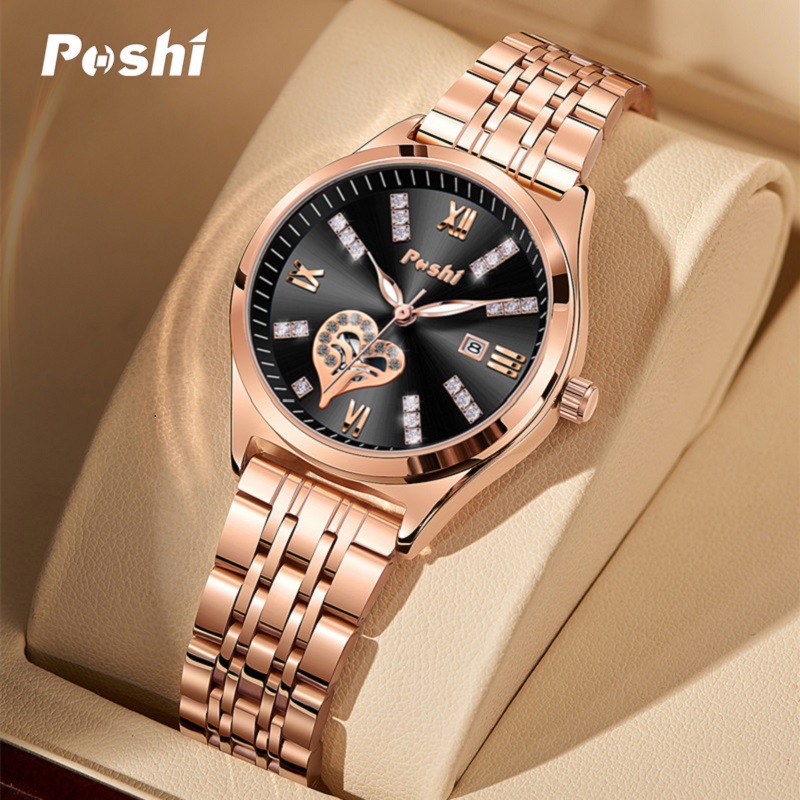 Reloj de moda para mujer Douyin Hot Sells Calendario impermeable Reloj para mujer Reloj simple para estudiantes