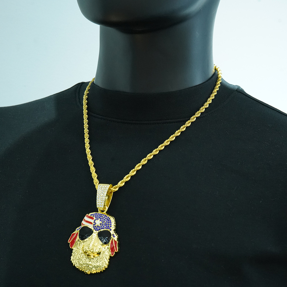 Dorado con cadena de torsión de 5 mm (22 pulgadas)