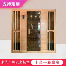 定制远红外汗蒸房桑拿舱汗蒸房桑拿房家用桑拿房高端别墅桑拿房子