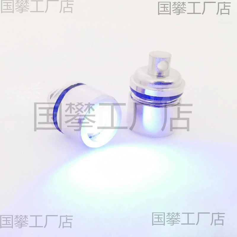 Металлический брелок светильник хрустальный кубик Рубика Светодиодные аксессуары светильники бисер пастырский ветер DIY ручной работы волосы европейский стиль кошачий коготь лампа капающий клей